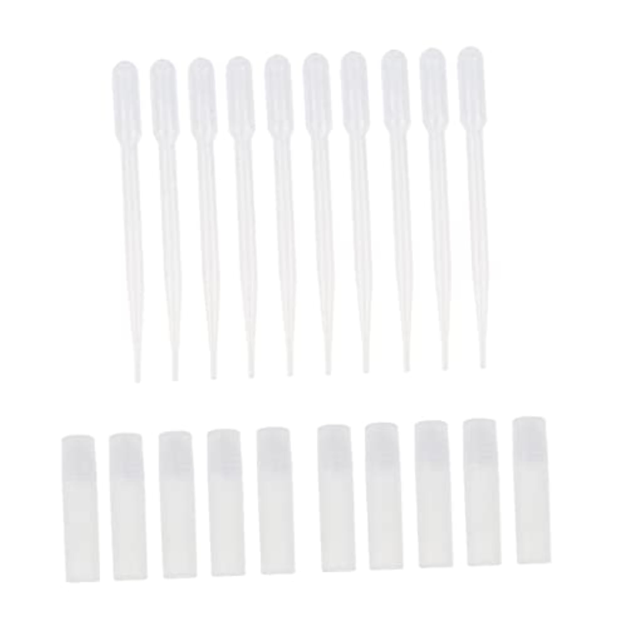 10 Pieces Clear Empty Refillable Perfume Roll On Bottles